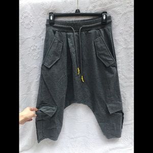 Mens Drop Crotch Sweat Pants Size S